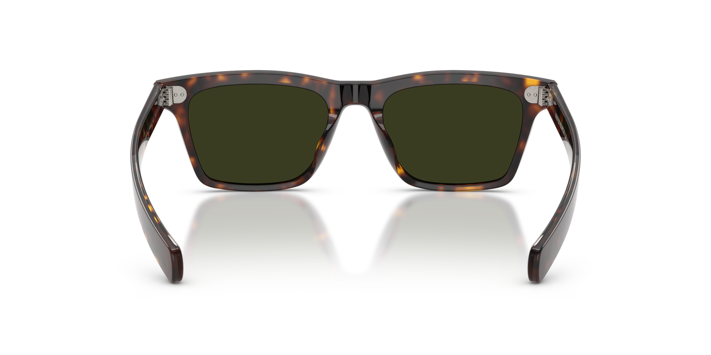 Oliver Peoples Maestro with 362 frame and Green lenses - Image Nosepads