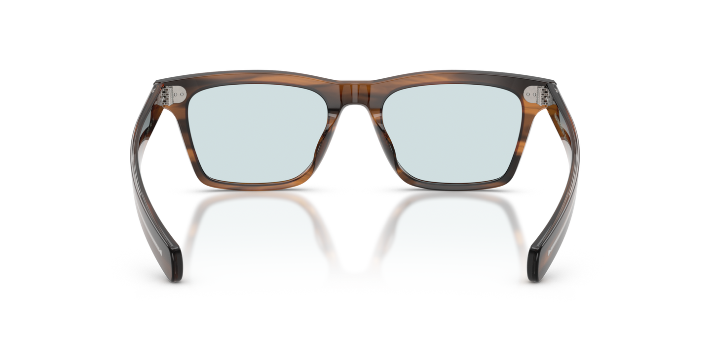 Oliver Peoples Maestro con montura Tuscany y tortuga y lentes Transparente - Imagen Plaquetas nasales