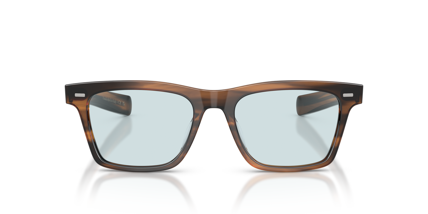 Oliver Peoples Maestro with Tuscany Tortoise frame and Transparent lenses - Image Lenses
