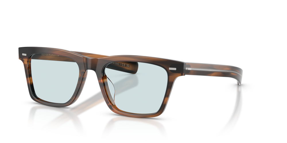 Oliver Peoples Maestro avec une monture Écaille de tortue Tuscany et des verres Transparent - L'image 2