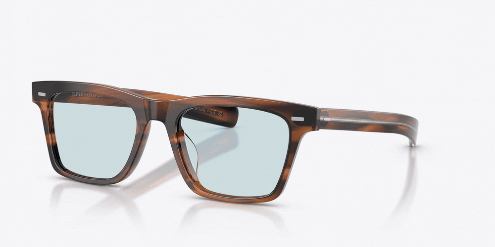 Oliver Peoples Maestro avec une monture Écaille de tortue Tuscany et des verres Transparent - L'image 1