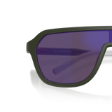 Oliver Peoples R-12 con montatura Verde Fumé Semi-Opaco e lenti  Viola - Variant