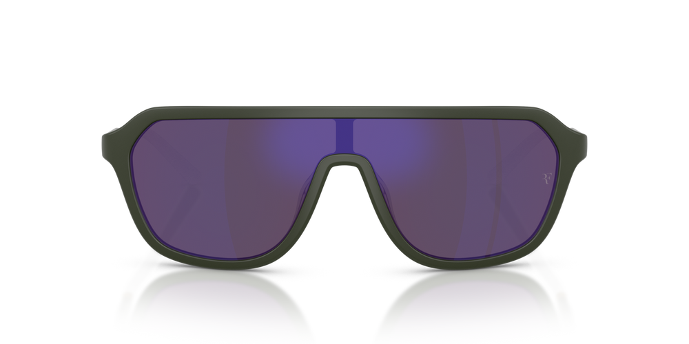 Oliver Peoples R-12 with Semi-Matte Green Smoke frame and Violet lenses - image 2