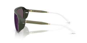 Oliver Peoples R-12 with Semi-Matte Green Smoke frame and Violet lenses - image 4