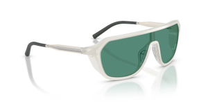 Oliver Peoples R-12 with Warm White frame and Green lenses - Image 3