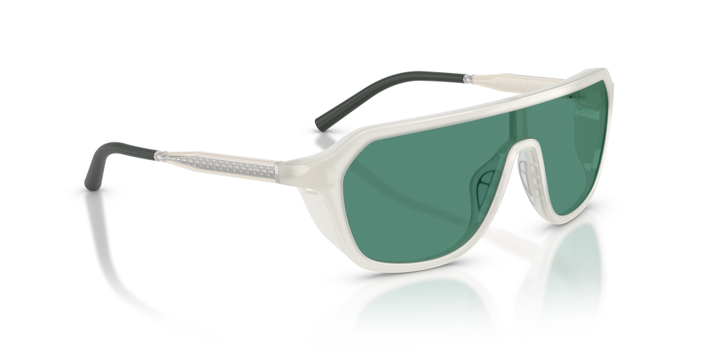 Oliver Peoples R-12 with Warm White frame and Green lenses - Image 3