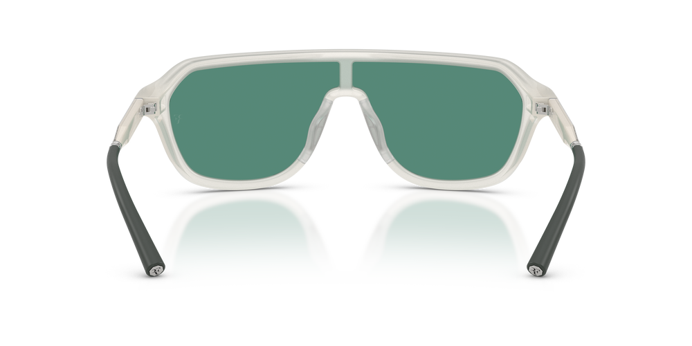 Oliver Peoples R-12 with Warm White frame and Green lenses - Image 5