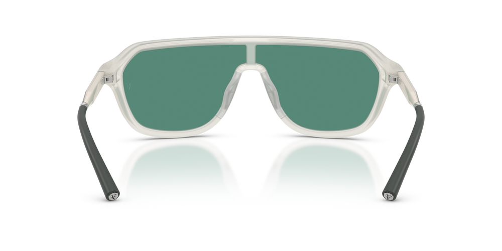 Oliver Peoples R-12 con montatura Bianco Caldo e lenti  Verde - immagine 5