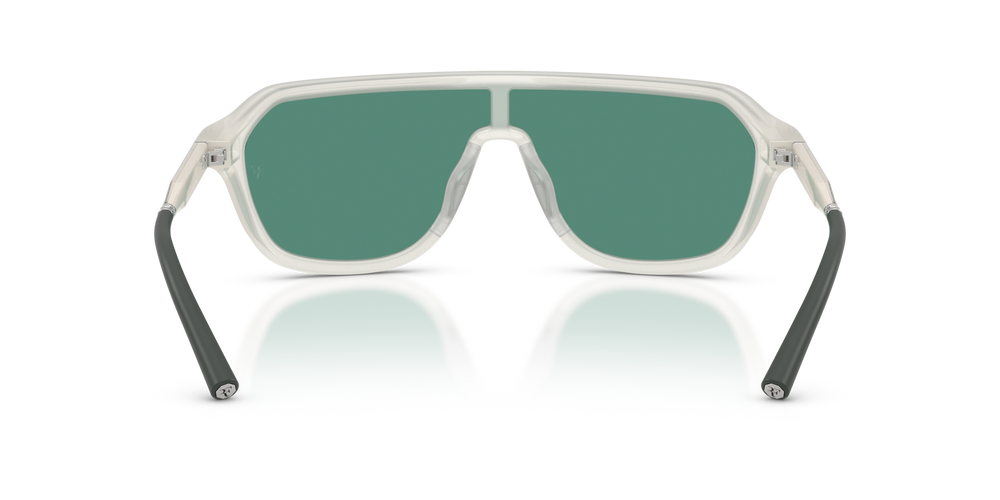Oliver Peoples R-12 con montatura Bianco Caldo e lenti  Verde - immagine 5