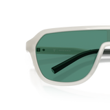 Oliver Peoples R-12 con montatura Bianco Caldo e lenti  Verde - Variant