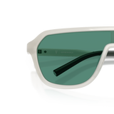 Oliver Peoples R-12 with Warm White frame and Green lenses - Variant