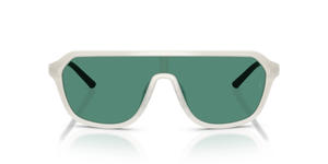 Oliver Peoples R-12 with Warm White frame and Green lenses - Image 2