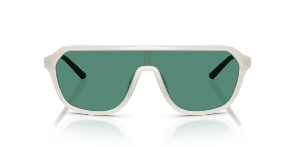Oliver Peoples R-12 con montatura Bianco Caldo e lenti  Verde - immagine 2