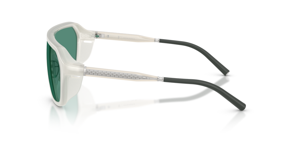 Oliver Peoples R-12 with Warm White frame and Green lenses - Image 4