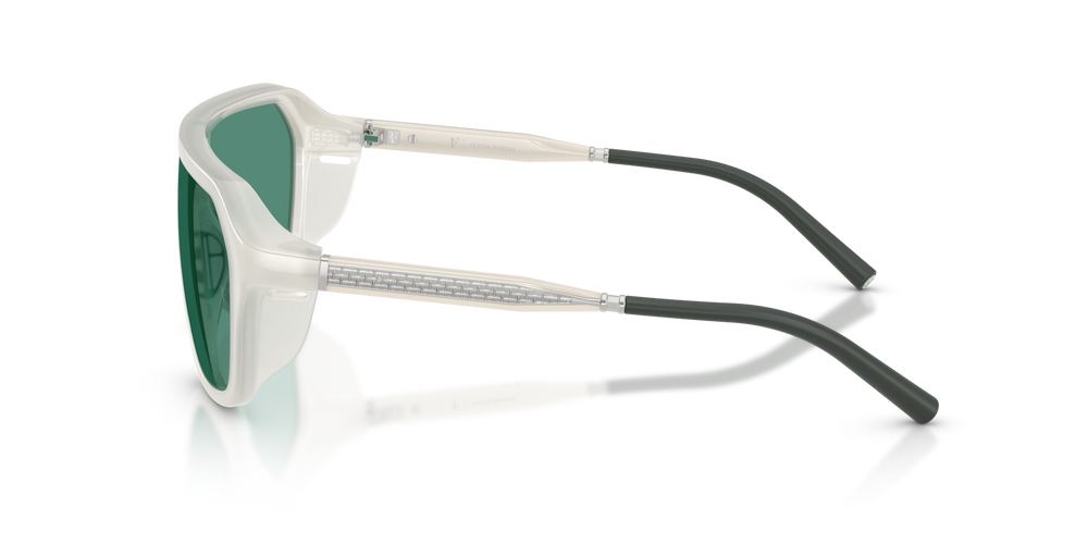 Oliver Peoples R-12 con montatura Bianco Caldo e lenti  Verde - immagine 4