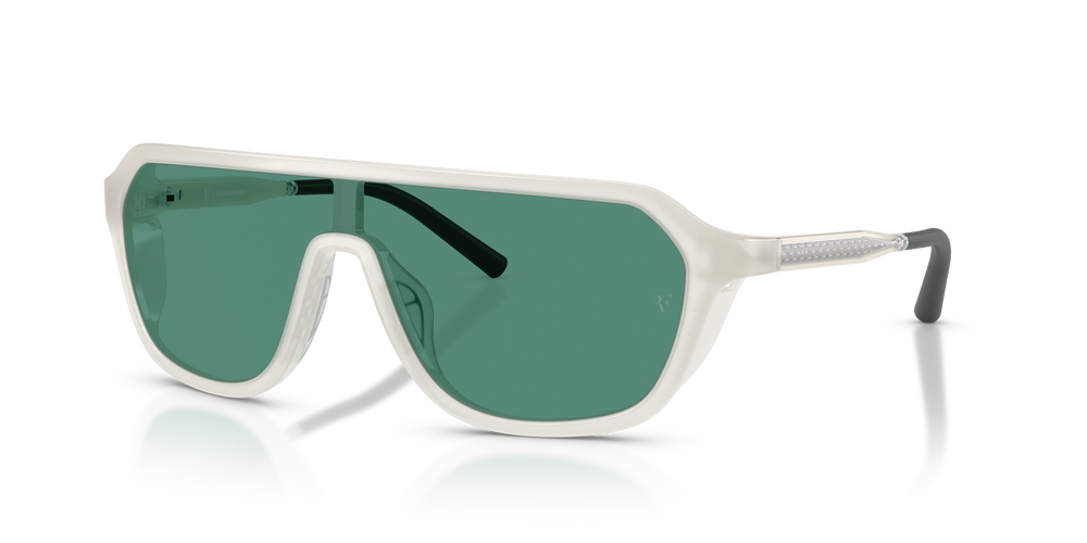 Oliver Peoples R-12 with Warm White frame and Green lenses - Image 3