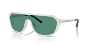 Oliver Peoples R-12 with Warm White frame and Green lenses - Image 1