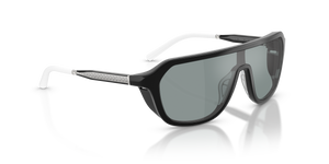 Oliver Peoples R-12 con montatura Nero e lenti  Grigio - L'immagine 3