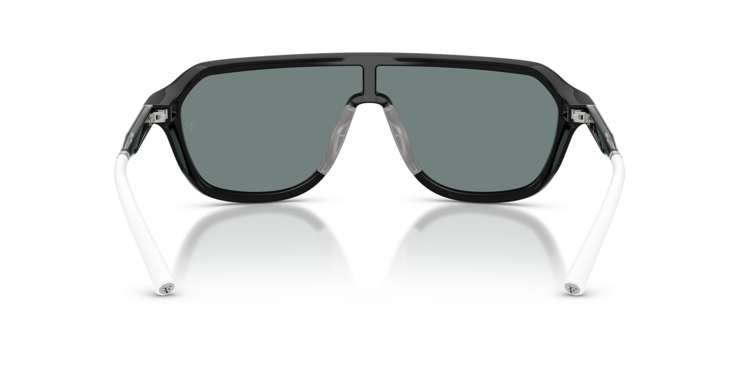 Oliver Peoples R-12 con montatura Nero e lenti  Grigio - Immagine Naselli