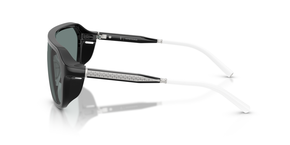 Oliver Peoples R-12 con montatura Nero e lenti  Grigio - immagine 4
