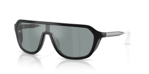 Sie Oliver Peoples R-12 mit Schwarz Gestell und Grau Gläsern - Das Bild 1