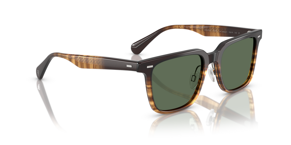 Sie Oliver Peoples Mr. Federer II mit Cortado Gestell und Grün Gläsern - Das Bild 3