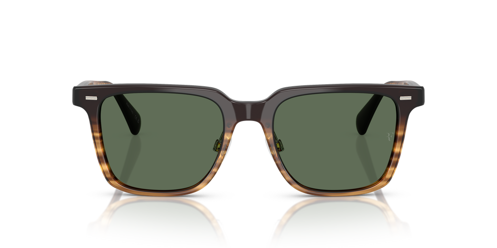Sie Oliver Peoples Mr. Federer II mit Cortado Gestell und Grün Gläsern - Das Bild 2