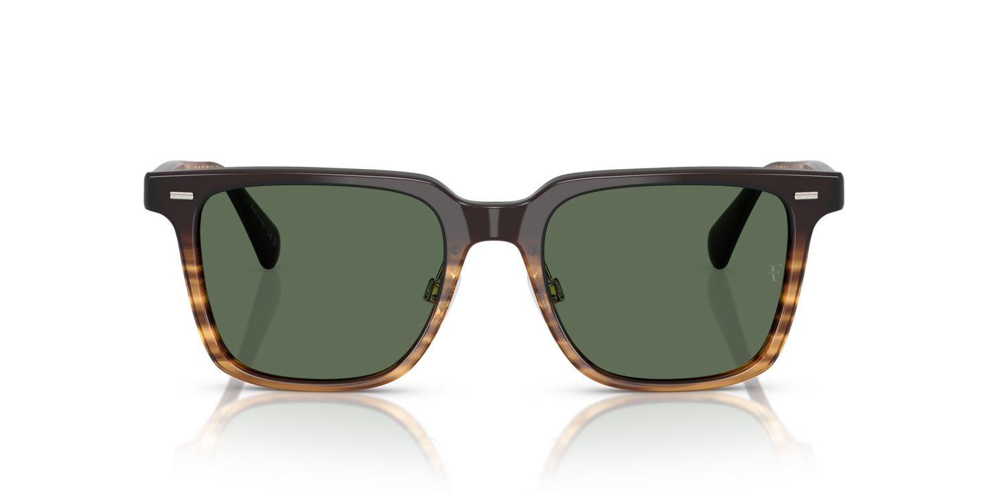 Oliver Peoples Mr. Federer II avec une monture Cortado et des verres Vert - Image Verres performants