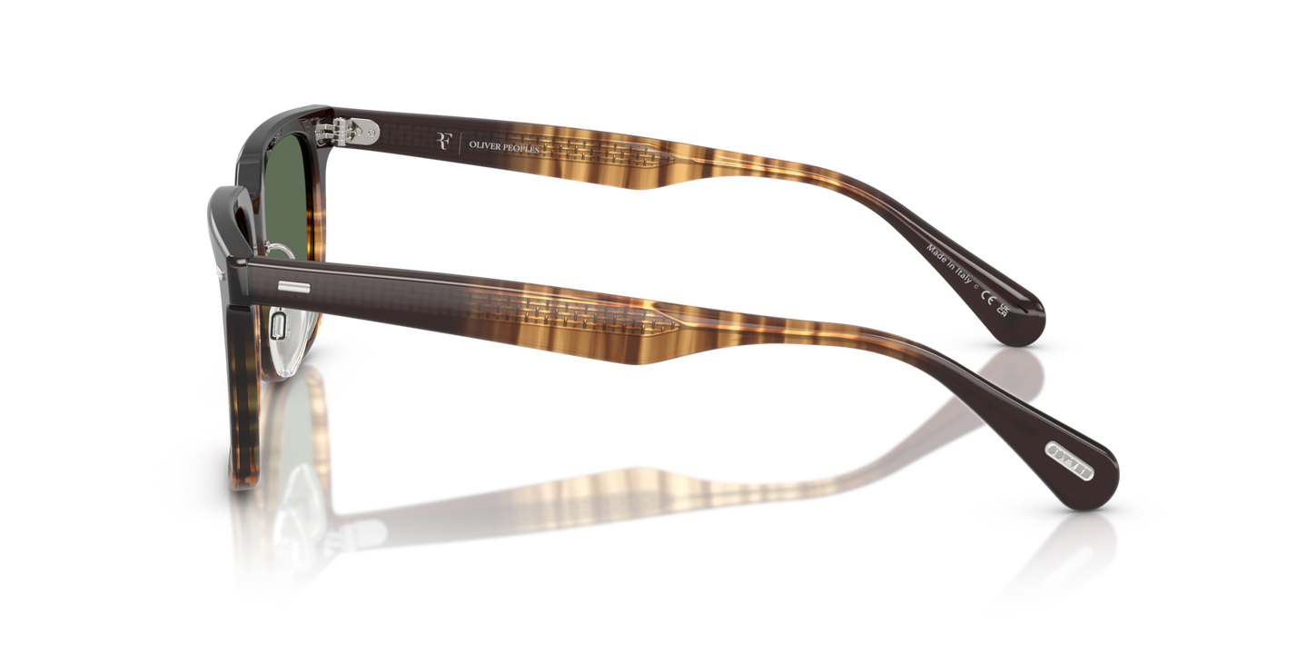 Oliver Peoples Mr. Federer II avec une monture Cortado et des verres Vert - Image Filigrane personnalisé