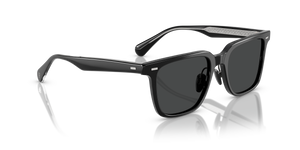 Sie Oliver Peoples Mr. Federer II mit Schwarz Gestell und Grau Gläsern - Bild 3