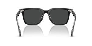 Sie Oliver Peoples Mr. Federer II mit Schwarz Gestell und Grau Gläsern - Bild 5