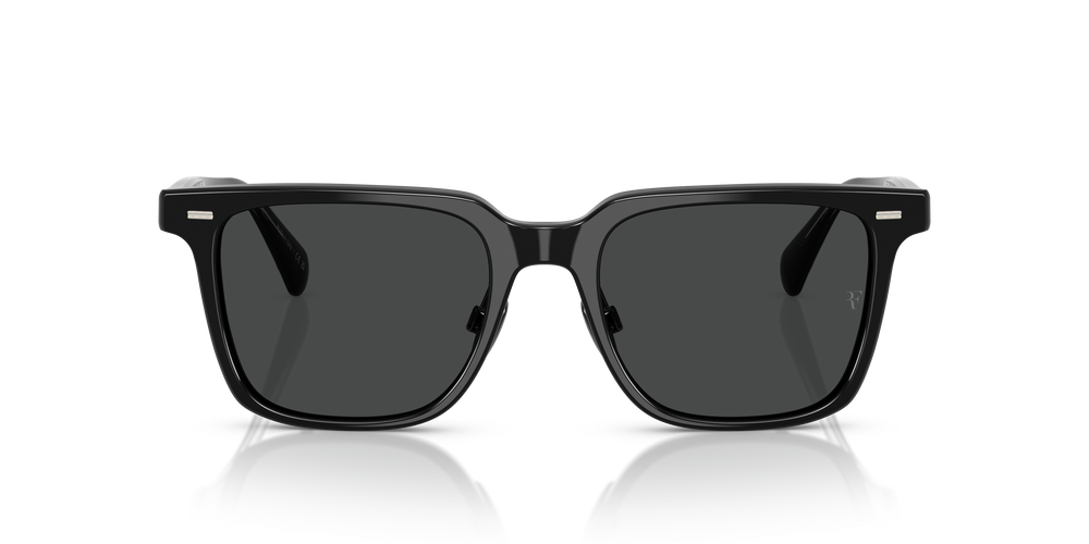 Sie Oliver Peoples Mr. Federer II mit Schwarz Gestell und Grau Gläsern - Bild 2