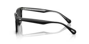 Sie Oliver Peoples Mr. Federer II mit Schwarz Gestell und Grau Gläsern - Bild 4