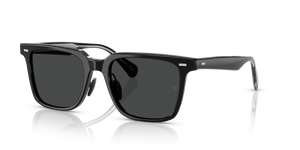 Sie Oliver Peoples Mr. Federer II mit Schwarz Gestell und Grau Gläsern - Bild 1