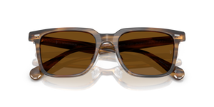 Sie Oliver Peoples Mr. Federer II mit Olivgrün Rauch Gestell und Braun Gläsern - bild 7