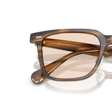 Oliver Peoples Mr. Federer II with Olive Smoke frame and Brown lenses - Variant