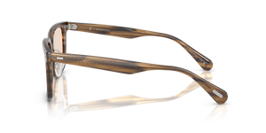 Sie Oliver Peoples Mr. Federer II mit Olivgrün Rauch Gestell und Braun Gläsern - Bild 5