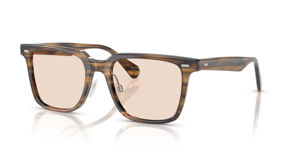 Sie Oliver Peoples Mr. Federer II mit Olivgrün Rauch Gestell und Braun Gläsern - bild 2