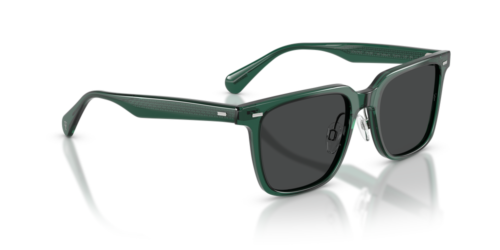 Oliver Peoples Mr. Federer II with Translucent Dark Teal frame and Grey lenses - Image 3