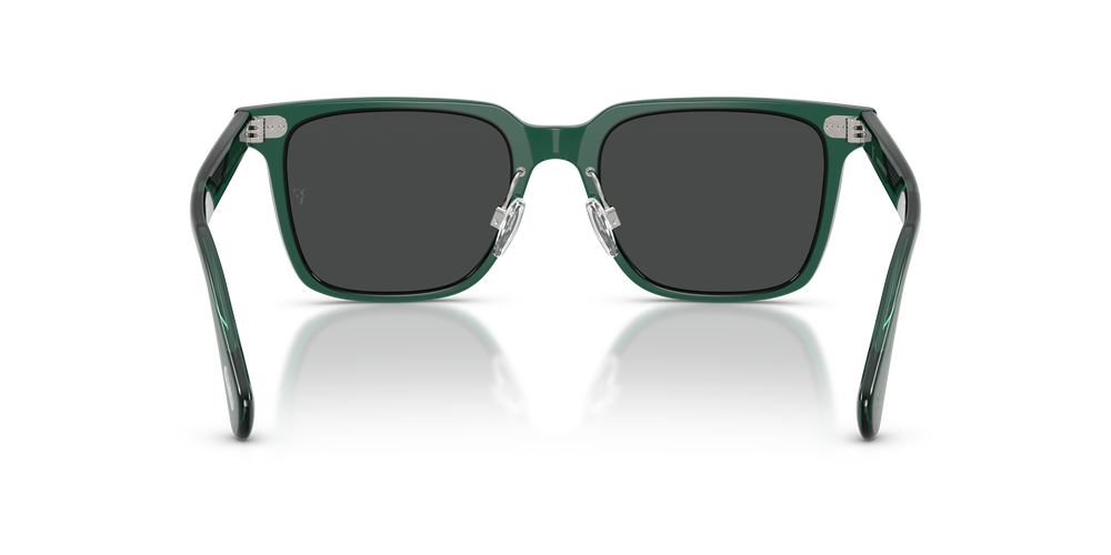 Oliver Peoples Mr. Federer II with Translucent Dark Teal frame and Grey lenses - Image 5
