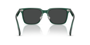 Oliver Peoples Mr. Federer II with Translucent Dark Teal frame and Grey lenses - Image 5