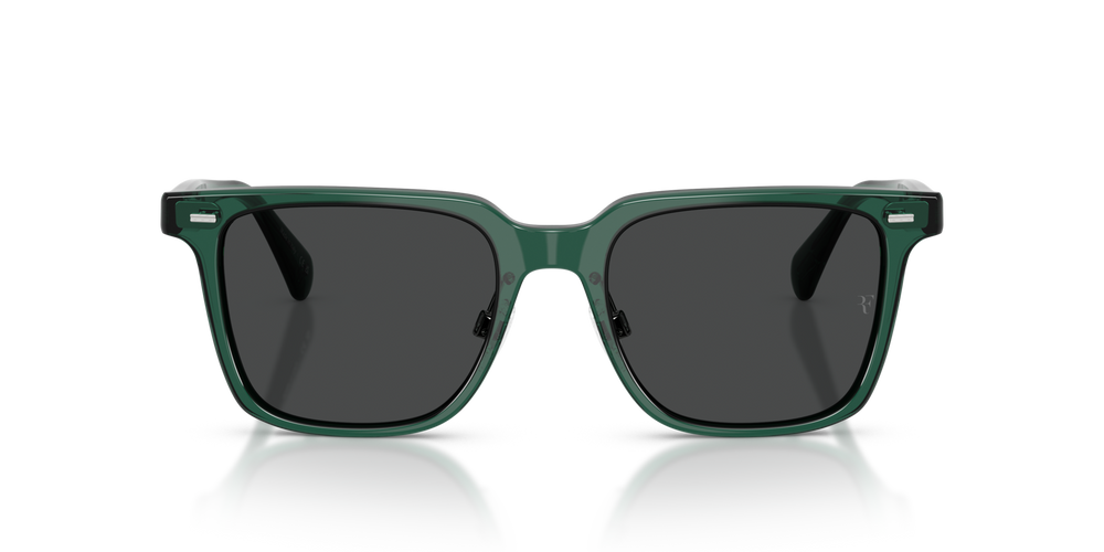 Oliver Peoples Mr. Federer II with Translucent Dark Teal frame and Grey lenses - image 2
