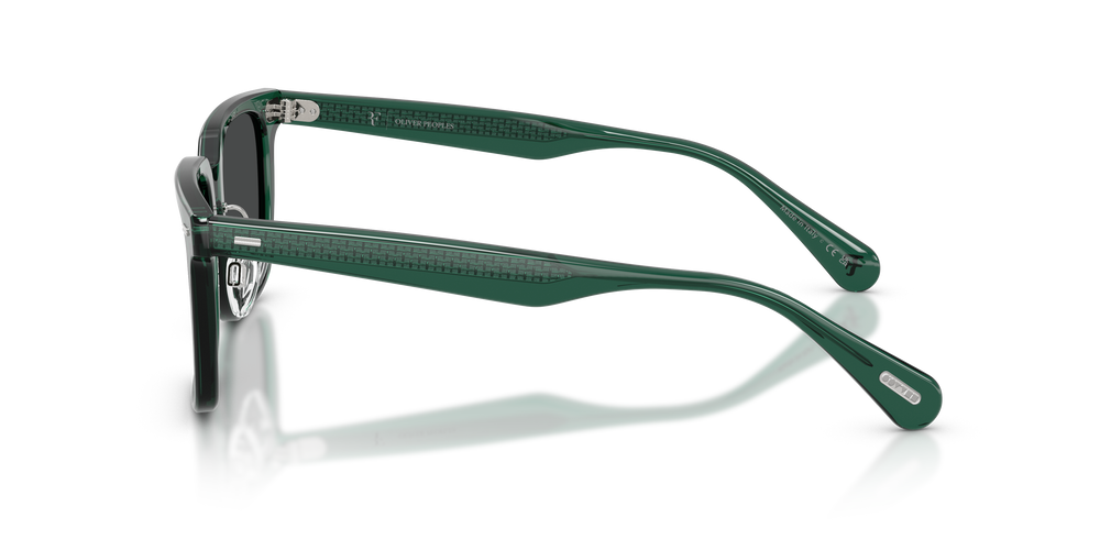 Oliver Peoples Mr. Federer II with Translucent Dark Teal frame and Grey lenses - Image 4
