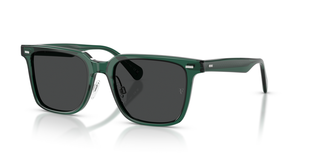 Oliver Peoples Mr. Federer II with Translucent Dark Teal frame and Grey lenses - image 7