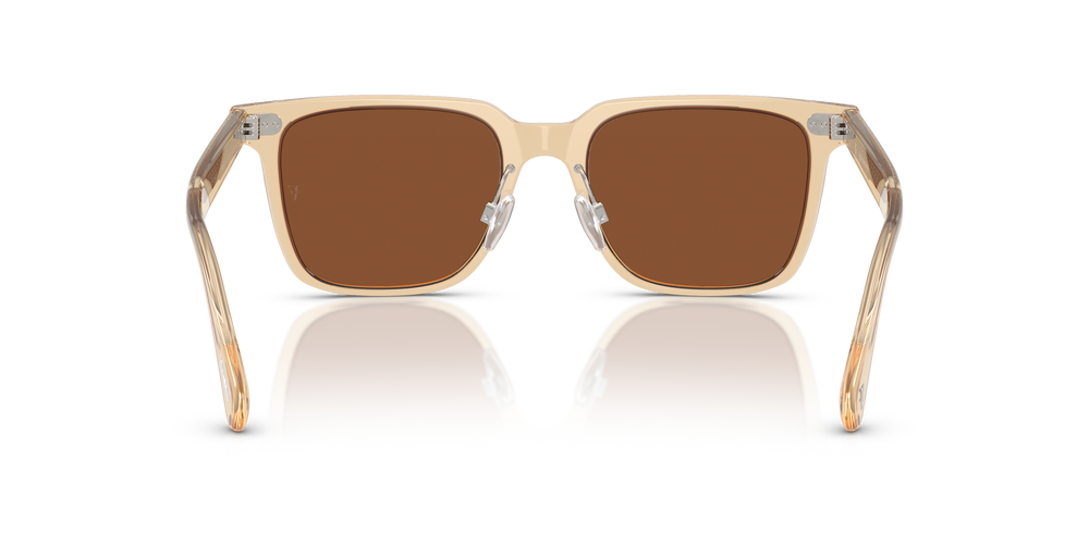 【オミオミ】サイドスリットVネックプルオーバー   CAMEL Cami - Black/ Brown – Otra Eyewear
