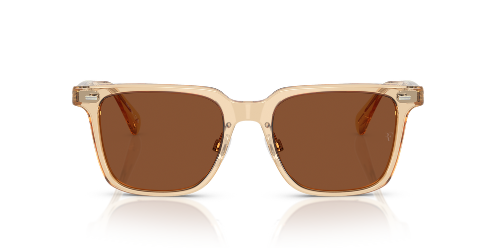 Oliver Peoples Mr. Federer II con montatura Sabbia e lenti  Arancione - L'immagine 2