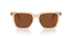 Oliver Peoples Mr. Federer II with Sand frame and Orange lenses - Image 2