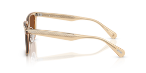 Oliver Peoples Mr. Federer II with Sand frame and Orange lenses - Image 4