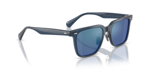 Oliver Peoples Mr. Federer II avec une monture Ash Blue et des verres Bleu - image 3