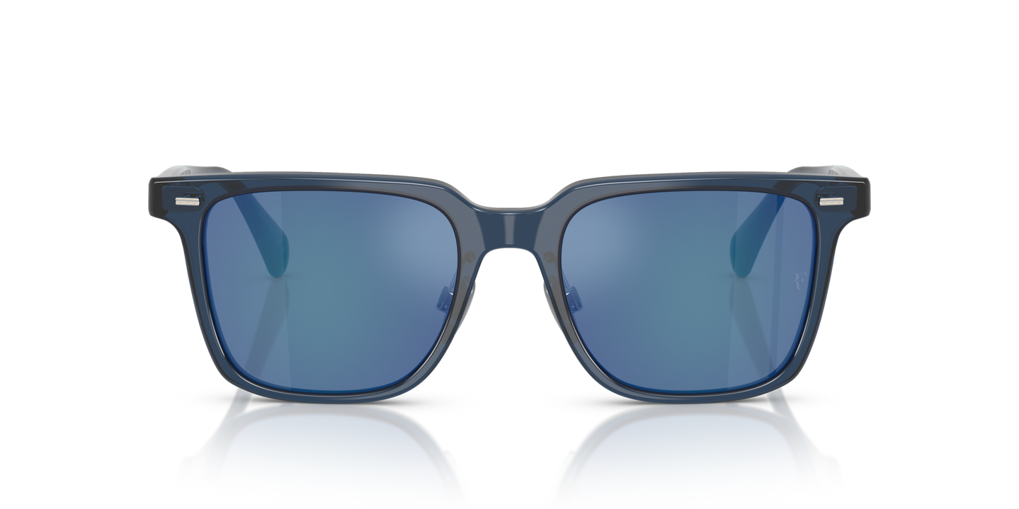 Oliver Peoples Mr. Federer II with Ash Blue frame and Blue lenses - Image Performance Lenses